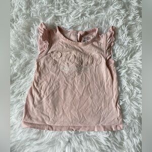 Polo by Ralph Lauren Pink Kids' Ruffle Sleeve Top